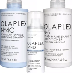 Olaplex Bundle No.4C Shampoo 250 ml & No.5 Conditioner 250 ml & No.4D Dry Shampoo 50 ml