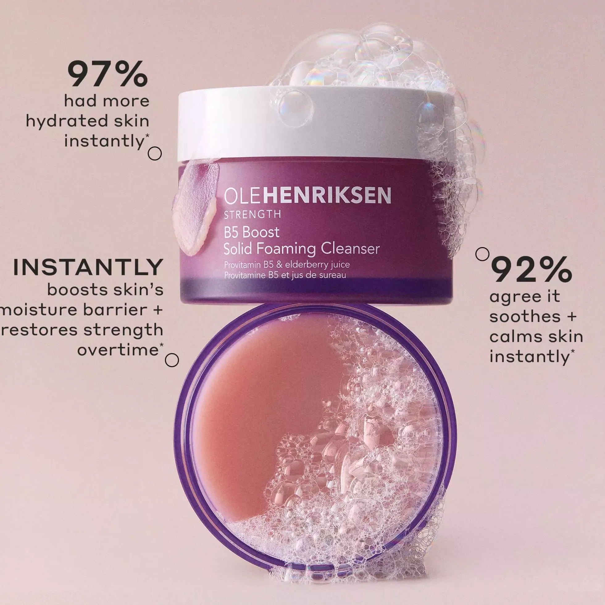 Ole HenriksenStrength B5 Boost Solid Foaming Cleanser 100 ml