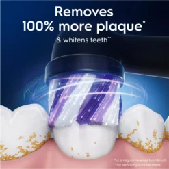 Oral B iO Radiant White Toothbrush Heads Black 3 st