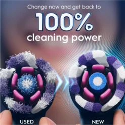 Oral B iO Radiant White Toothbrush Heads Black 3 st
