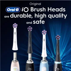Oral B iO Radiant White Toothbrush Heads Black 3 st
