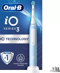 Oral B iO 3S Electric Toothbrush Designed By Braun Blue
