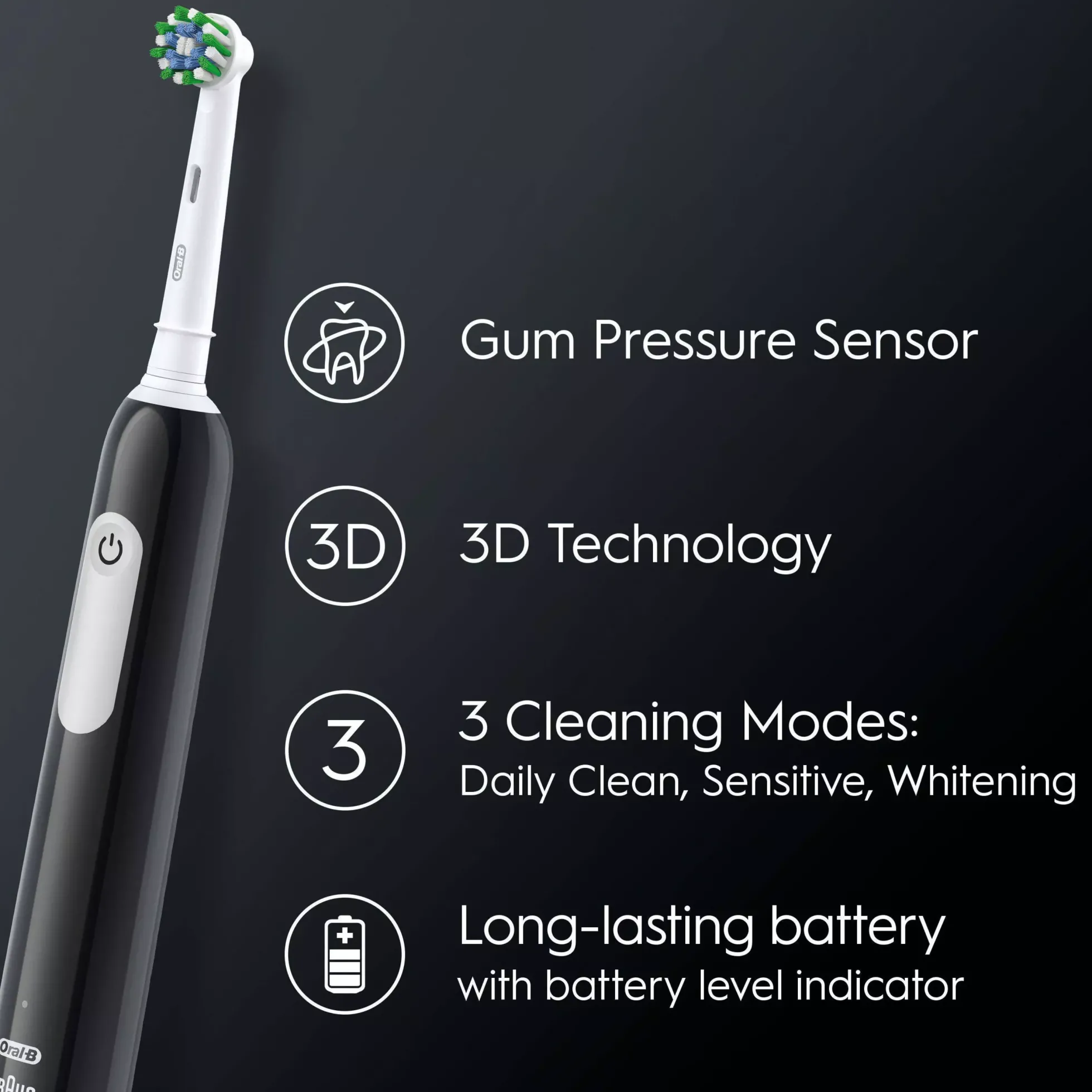 Oral B Pro Series 1 Electric Toothbrush Designed By Braun Black