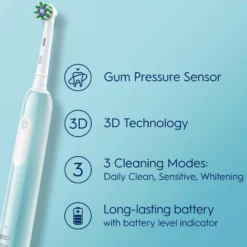 Oral B Pro Series 1 Electric Toothbrush Designed By Braun Blue