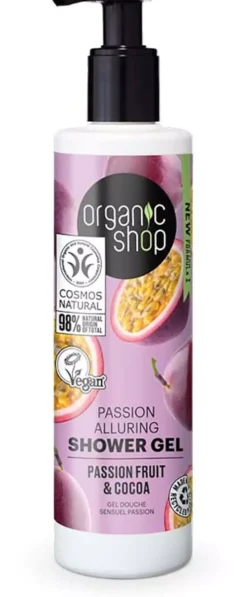 Organic Shop Alluring Shower Gel Passion Fruit & Cocoa 280 ml