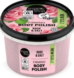 Organic Shop Body Polish Rose & Salt 250 ml