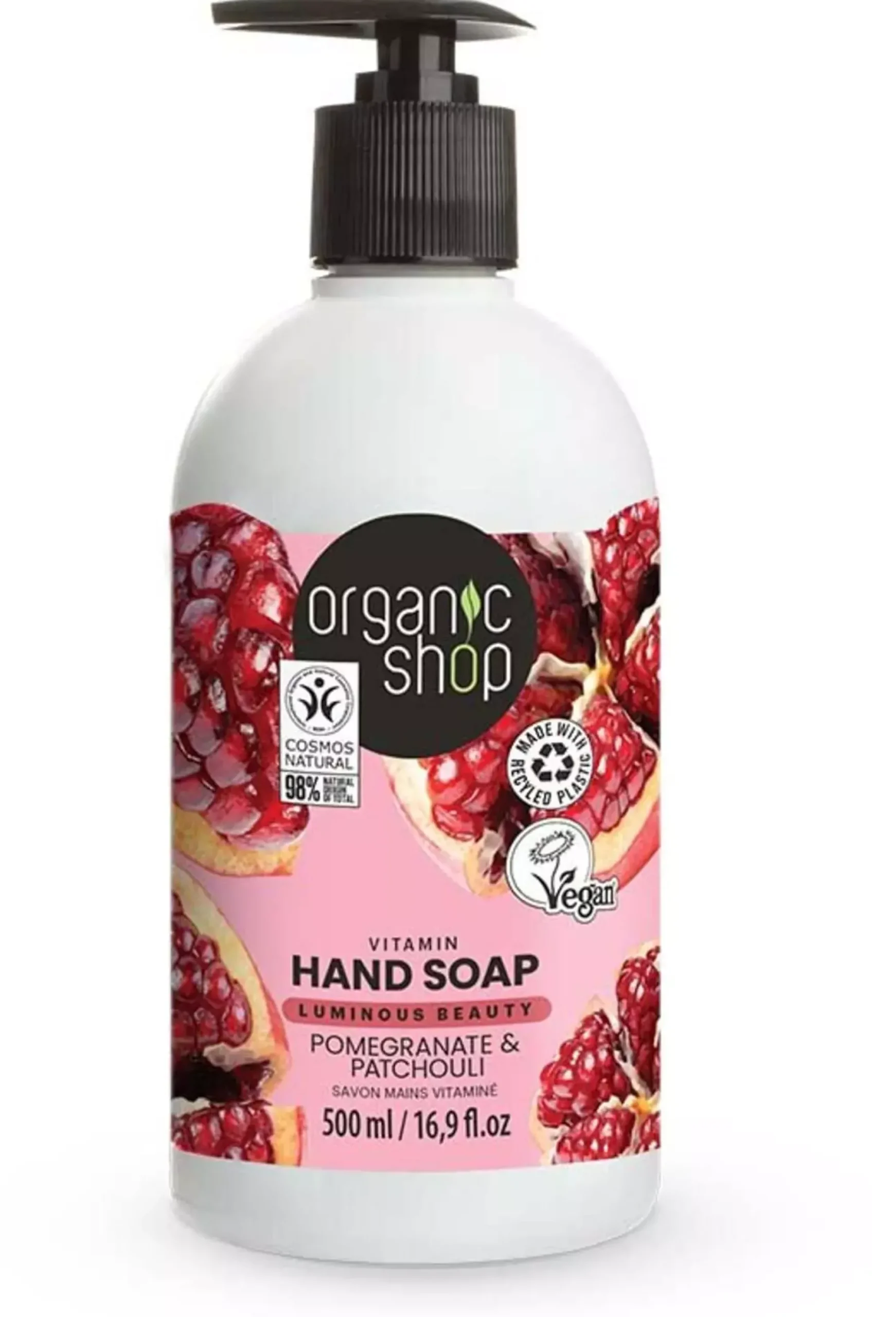 Organic Shop Hand Soap Pomegranate and Patchouli 500 ml
