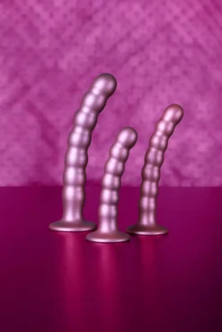 Ouch! by Shots Beaded Silicone G-Spot Dildo 16,5 cm