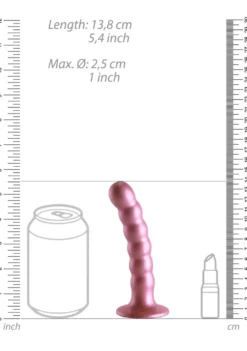Ouch! by Shots Beaded Silicone G-Spot Dildo 16,5 cm