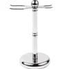 Parker Shaving Deluxe Chrome 2 Prong Shave Stand