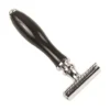 Parker Shaving Parker 111B - Black Resin Handle 3 Piece Safety Razor