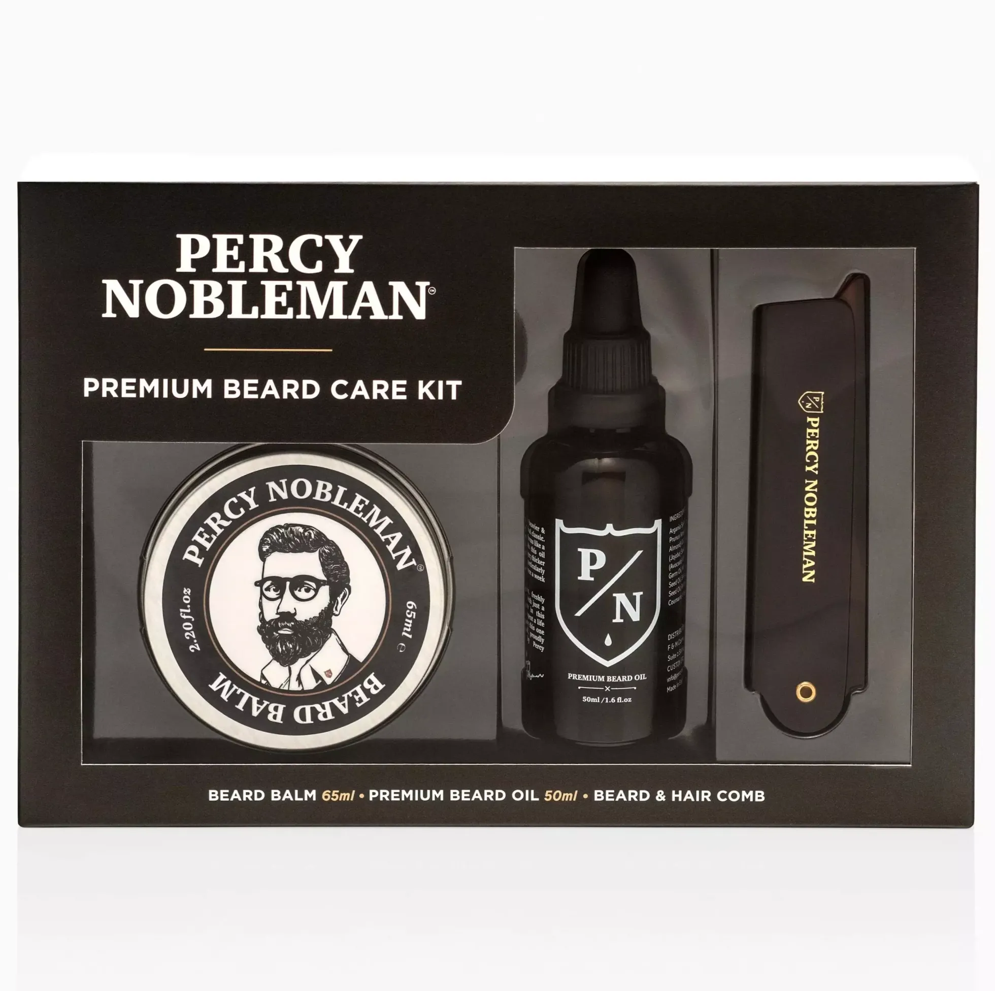 Percy Nobleman Premium Beard Care Kit