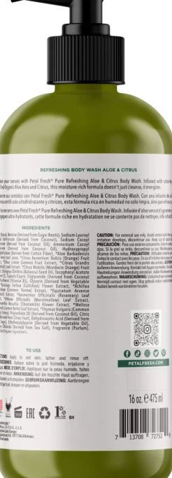 Petal FreshPure Aloe & Citrus Body Wash 1000 ml