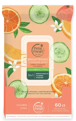 Petal FreshPure Brightening Cucumber & Citrus Cleansing Wipes