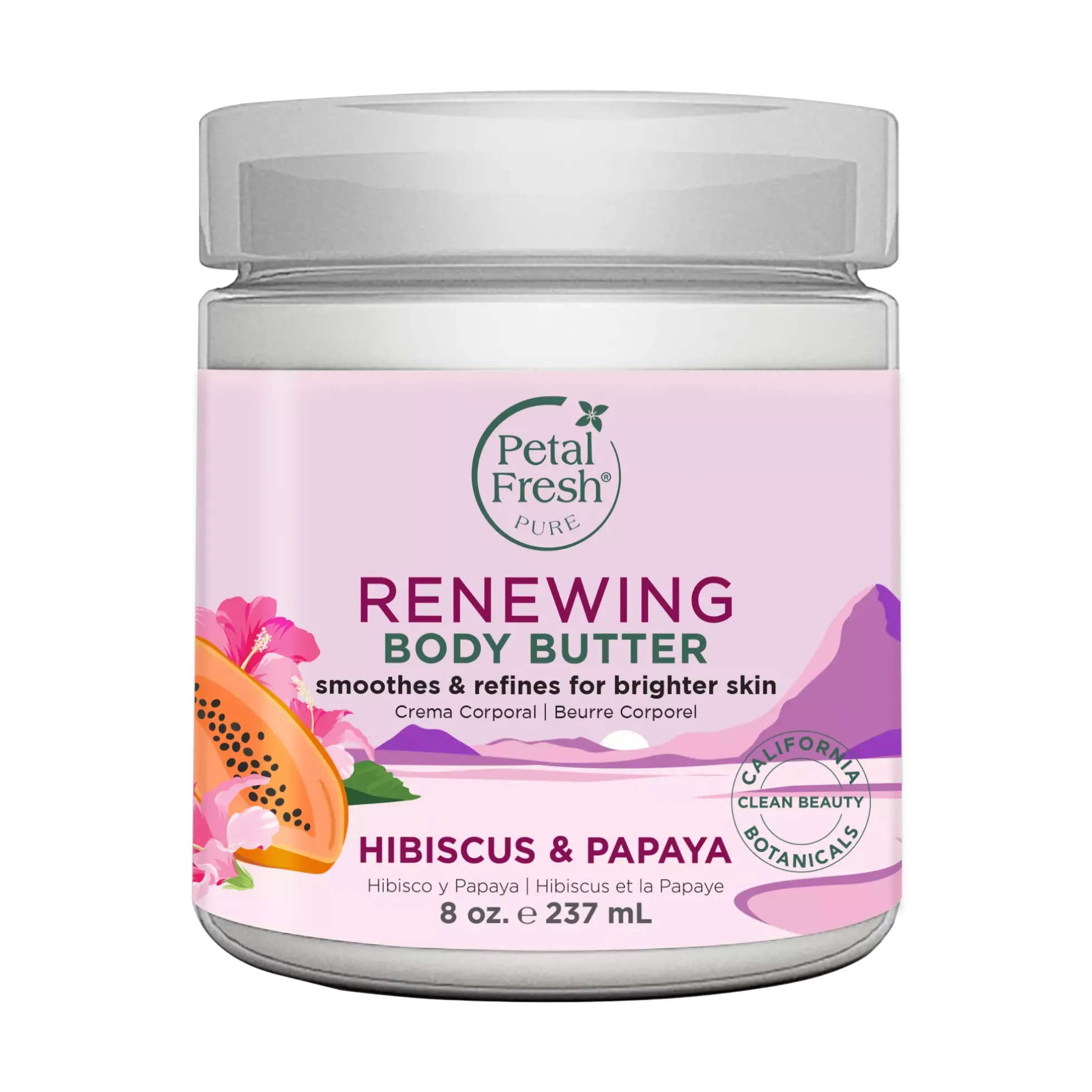 Petal FreshPure Hibiscus & Papaya Body Butter 237 ml