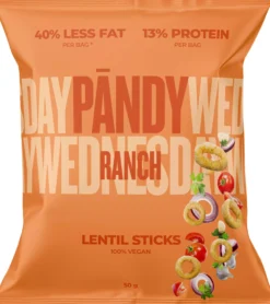 Pändy Lentil Rings Ranch 50 g