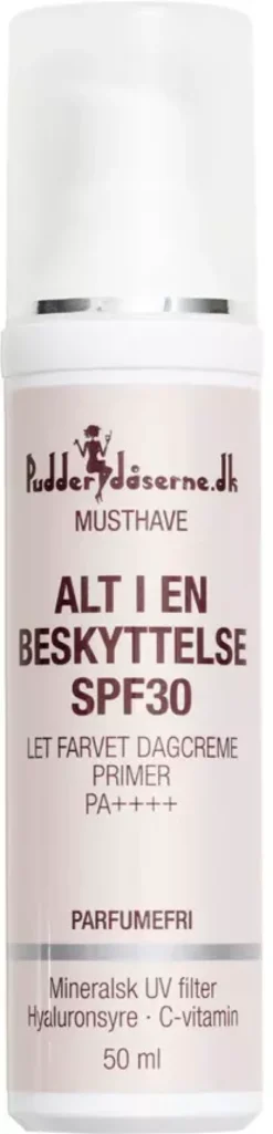 Pudderdåserne Alt i en Beskyttelse SPF 30 50 ml