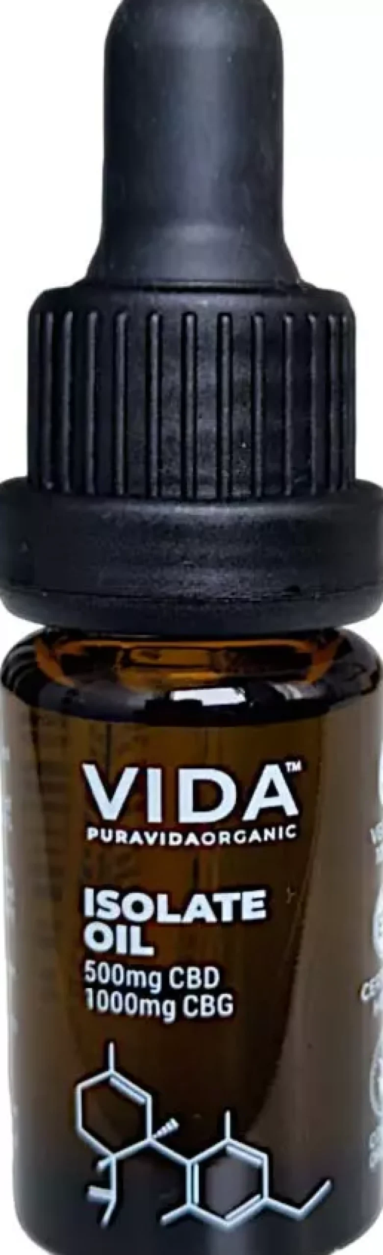Pura Vida Isolate Oil CBG 10 %, CBD 5% 10 ml