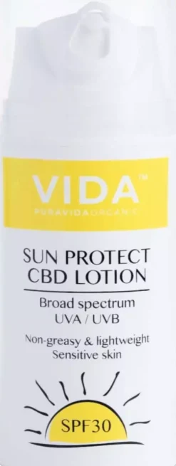 Pura Vida Sun Protect CBD Lotion Spf30 100 ml