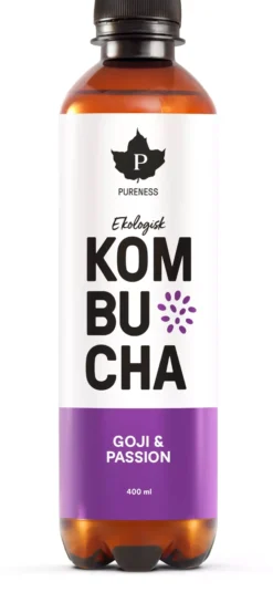 Pureness Ekologisk Kombucha Goji & Passionsfrukt 400 ml
