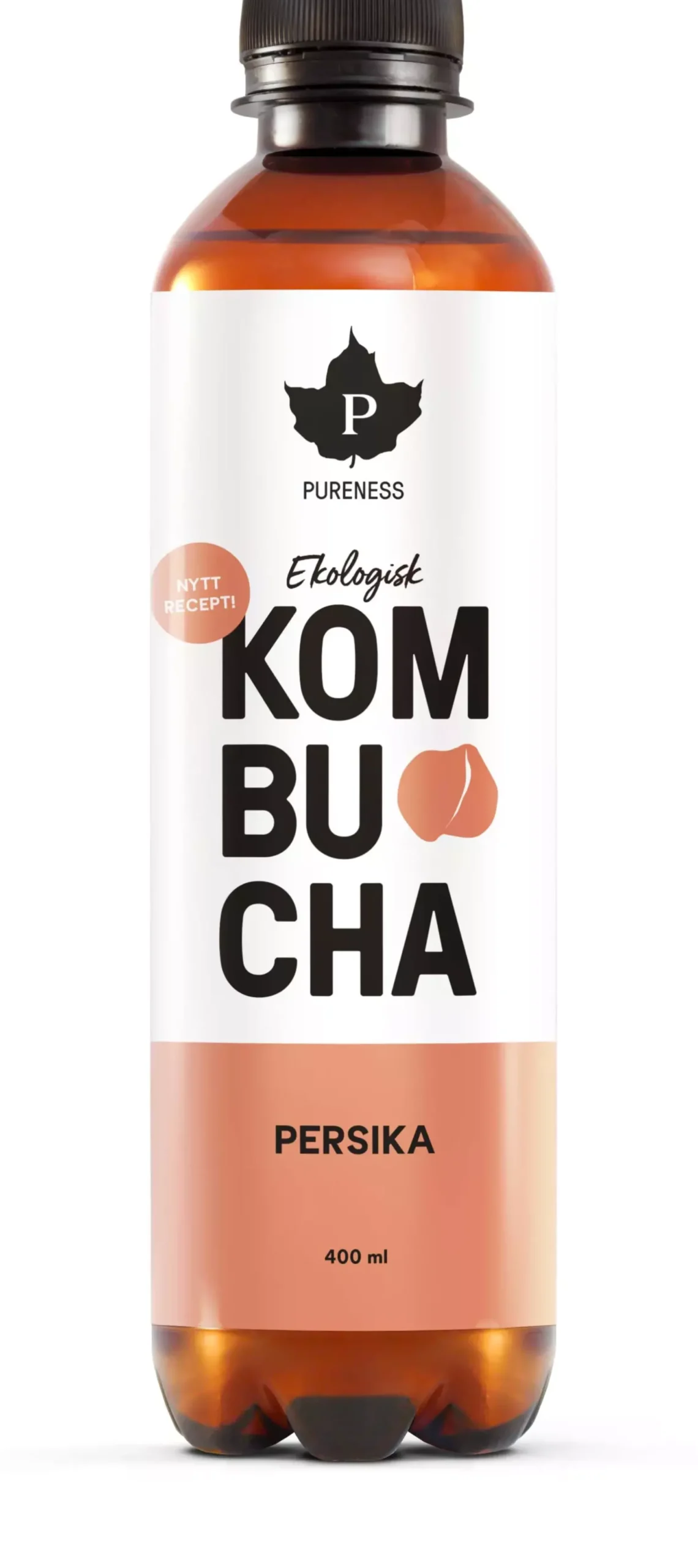 Pureness Kombucha Persika Eko 400 ml