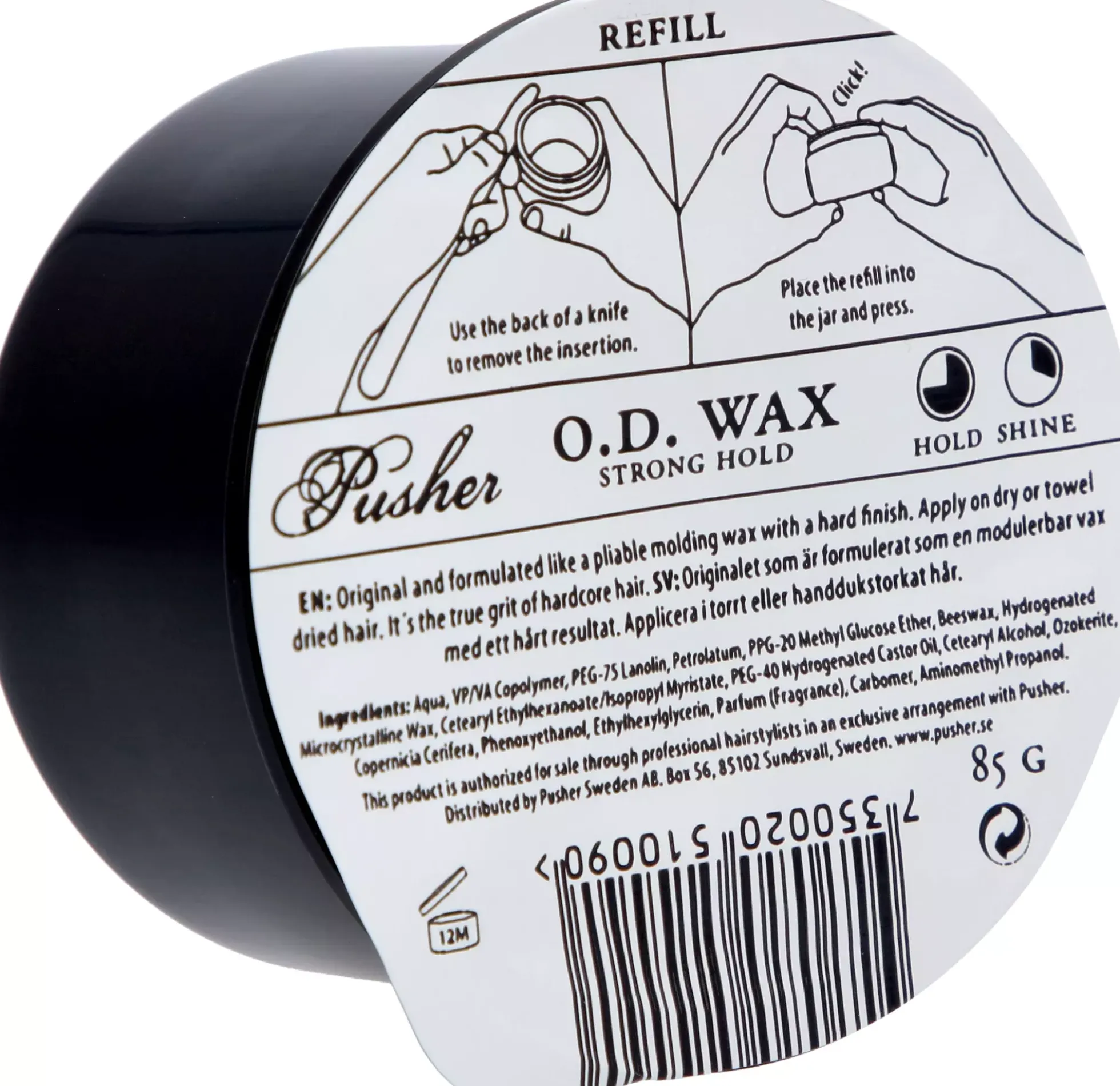 Pusher O.D. Wax REFILL 85 ml