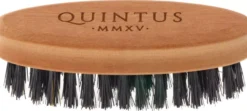 Quintus MMXV Small Beard Brush Pearwood Wild Boar Bristles