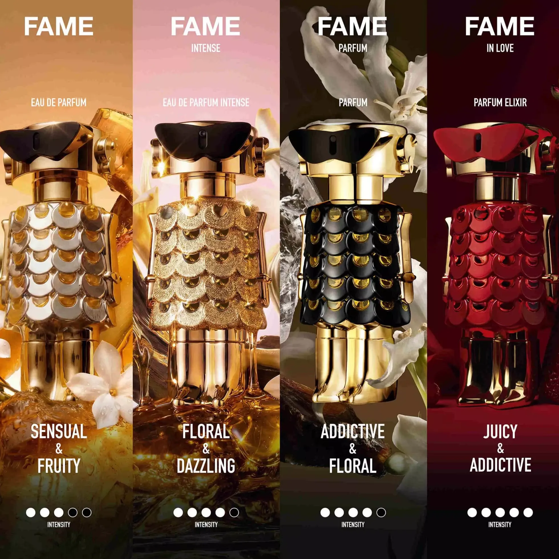 Rabanne Fame Intense Eau de parfum refillable 80 ml