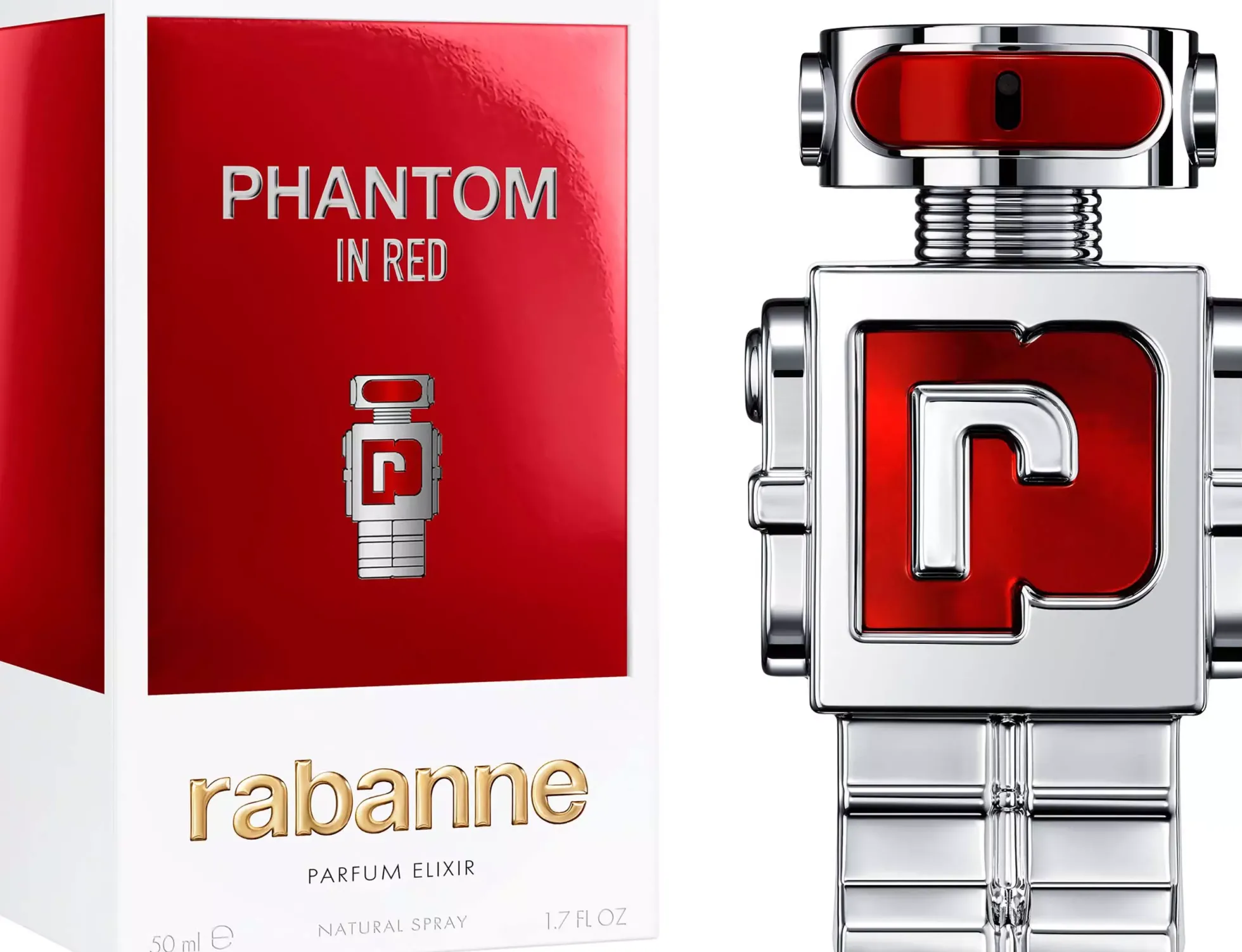 Rabanne Phantom In Red Parfum Elixir 50 ml