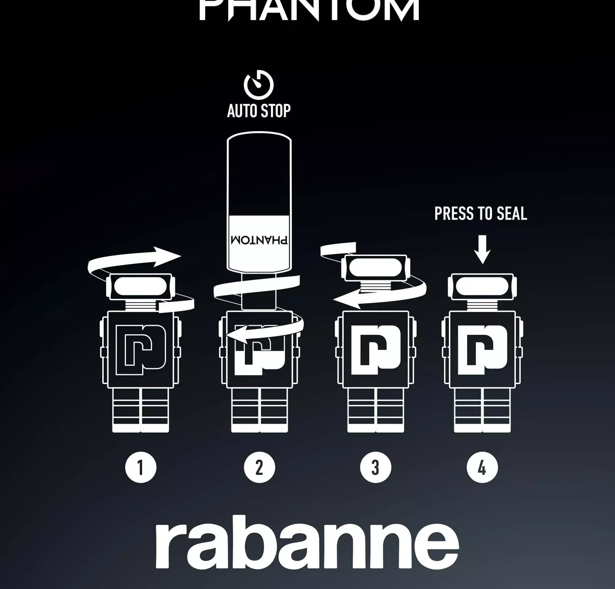 Rabanne Phantom Intense Eau de parfum refill 200 ml