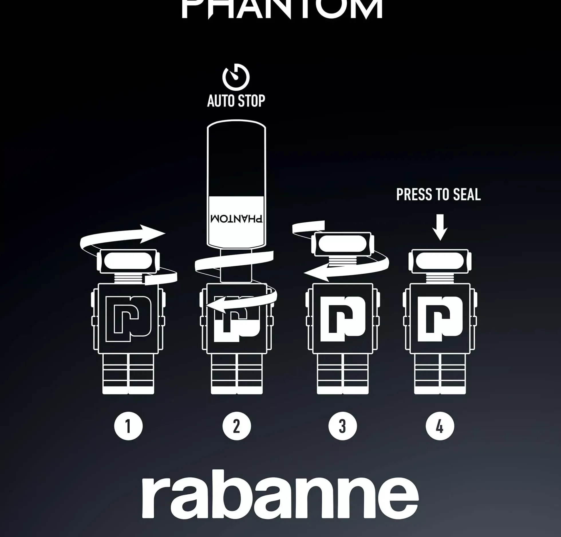 Rabanne Phantom Parfum refill 200 ml