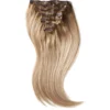 Rapunzel of Sweden Classic Clip-ins Straight / Medium Volume / 7 pieces 40 cm Brown Ash Blonde Balayage B5.1/7.3