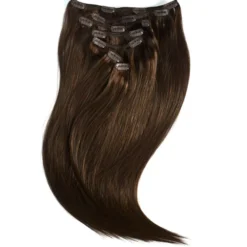 Rapunzel of Sweden Classic Clip-ins Straight / Medium Volume / 7 pieces 50 cm 2.3 Chocolate Brown