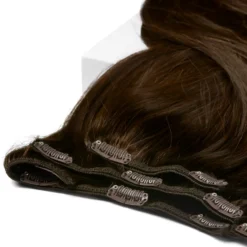 Rapunzel of Sweden Classic Clip-ins Straight / Medium Volume / 7 pieces 40 cm 2.3 Chocolate Brown