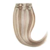 Rapunzel of Sweden Classic Clip-ins Straight / Light Volume / 3 pieces 40 cm M7.3/10.8 Cendre Ash Blonde Mix