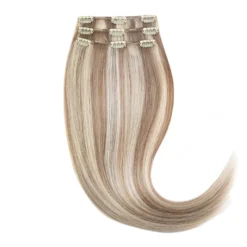 Rapunzel of Sweden Classic Clip-ins Straight / Light Volume / 3 pieces 40 cm M7.3/10.8 Cendre Ash Blonde Mix