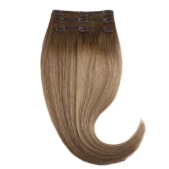 Rapunzel of Sweden Classic Clip-ins Straight / Light Volume / 3 pieces 40 cm Brownish Blonde Balayage B5.0/8.3