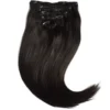 Rapunzel of Sweden Classic Clip-ins Straight / Medium Volume / 7 pieces 60 cm 1.2 Black Brown