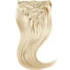 Rapunzel of Sweden Classic Clip-ins Straight / Medium Volume / 7 pieces 50 cm 10.7 Light Grey
