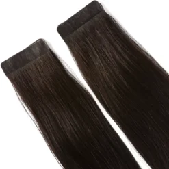 Rapunzel of SwedenClassic 4 Premium Tape Extensions Straight / Classic Tape 4 cm / 8 pieces 40 cm 1.2 Black Brown