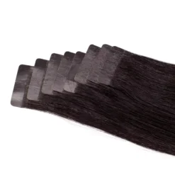 Rapunzel of SwedenClassic 4 Premium Tape Extensions Straight / Classic Tape 4 cm / 8 pieces 40 cm 1.0 Black