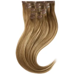 Rapunzel of Sweden Invisible Clip-ins Straight / Medium Volume / 7 pieces 50 cm Brownish Blonde Balayage B5.0/8.3