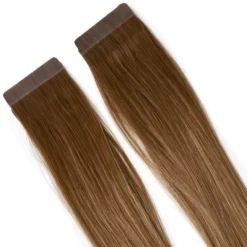 Rapunzel of Sweden Premium Tape Extensions Straight / Classic Tape 4 cm / 8 pieces 50 cm Brownish Blonde Balayage B5.0/8.3