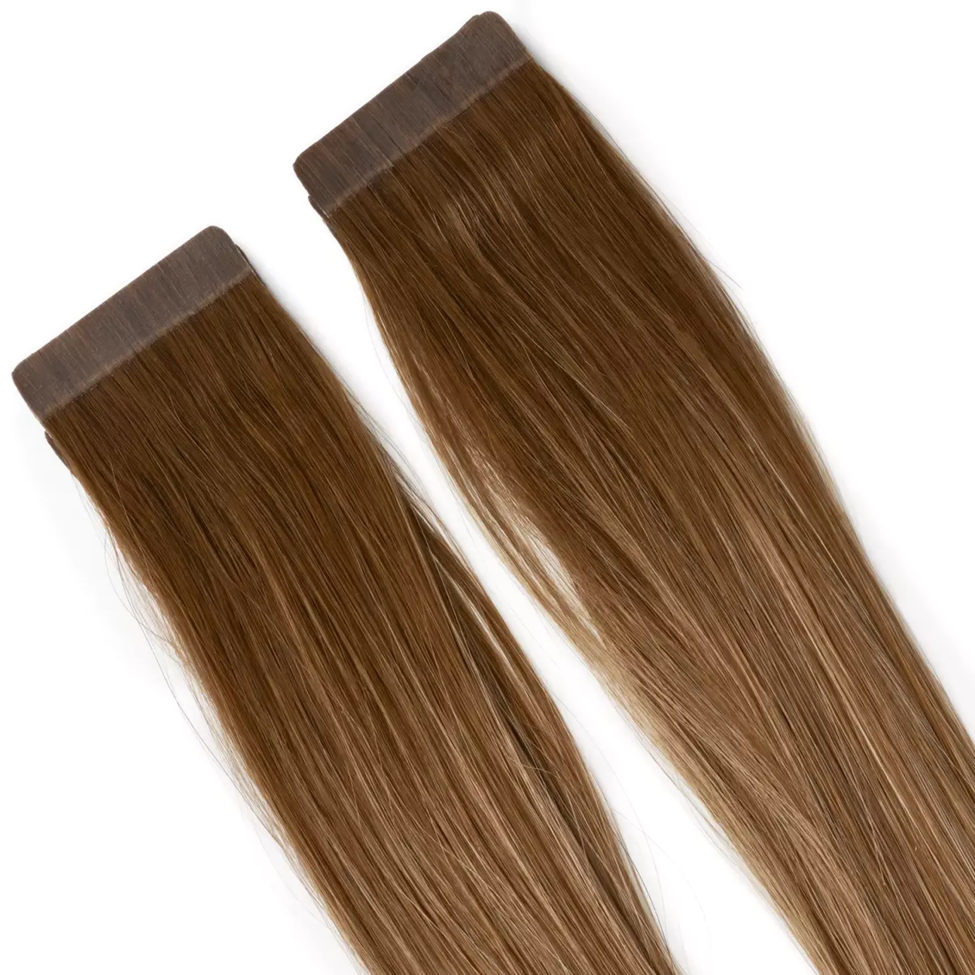 Rapunzel of Sweden Premium Tape Extensions Straight / Classic Tape 4 cm / 8 pieces 50 cm Brownish Blonde Balayage B5.0/8.3