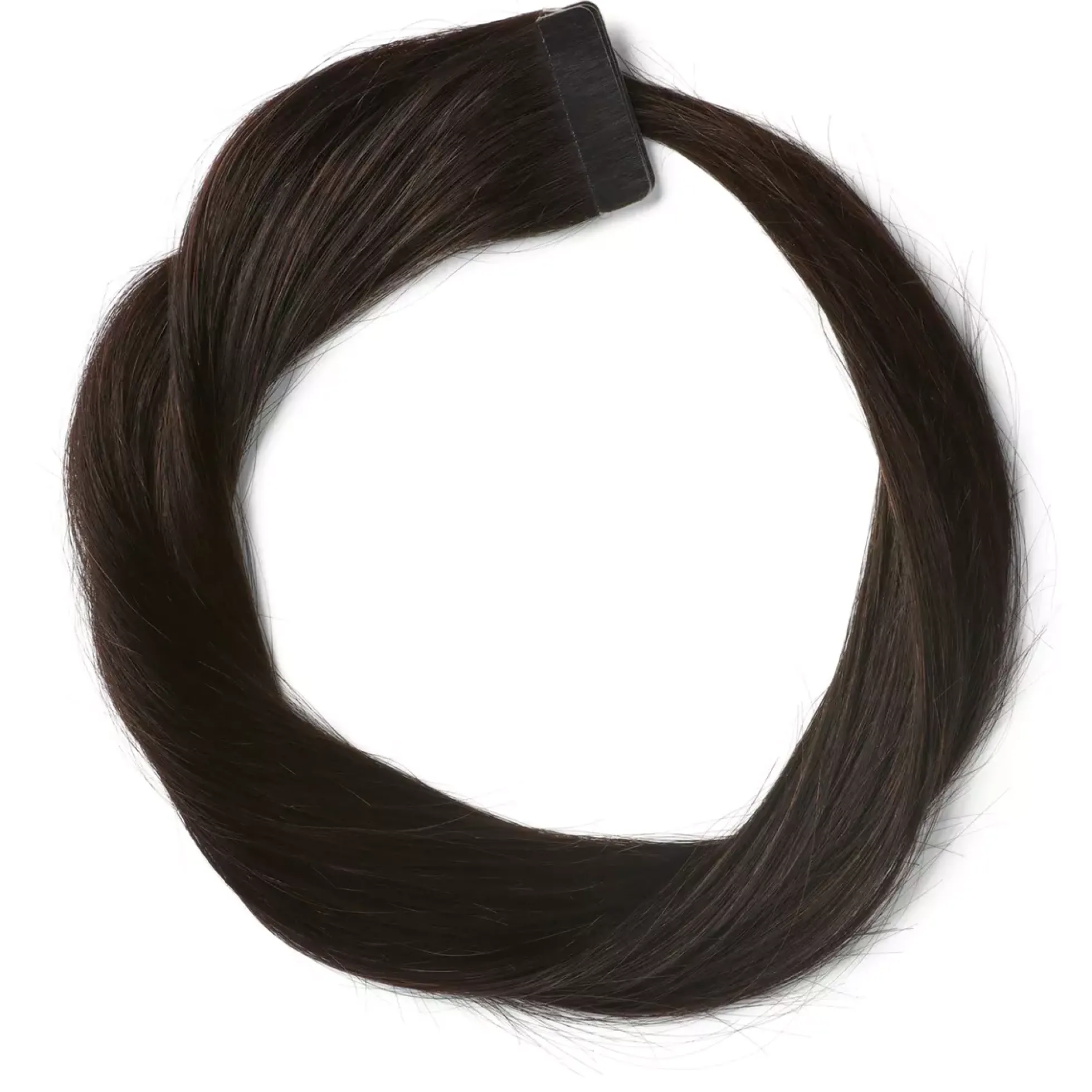Rapunzel of Sweden Premium Tape Extensions Straight / Classic Tape 4 cm / 8 pieces 50 cm 1.2 Black Brown