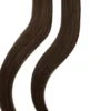 Rapunzel of Sweden Single Invisible Clip-ins Straight / 2 pieces 40 cm 1.2 Black Brown