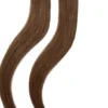 Rapunzel of Sweden Single Invisible Clip-ins Straight / 2 pieces 40 cm 2.0 Dark Brown