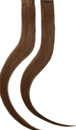Rapunzel of Sweden Single Invisible Clip-ins Straight / 2 pieces 40 cm 2.0 Dark Brown