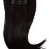 Rapunzel of Sweden Vegan Clip-ins Straight / Medium Volume / 5 pieces 50 cm 1.2 Black Brown