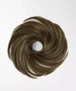 Rapunzel of Sweden Vegan Hair Scrunchie 20 cm Hazelnut Caramel Balayage B2.3/5.0